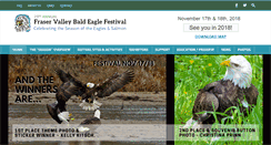 Desktop Screenshot of fraservalleybaldeaglefestival.ca